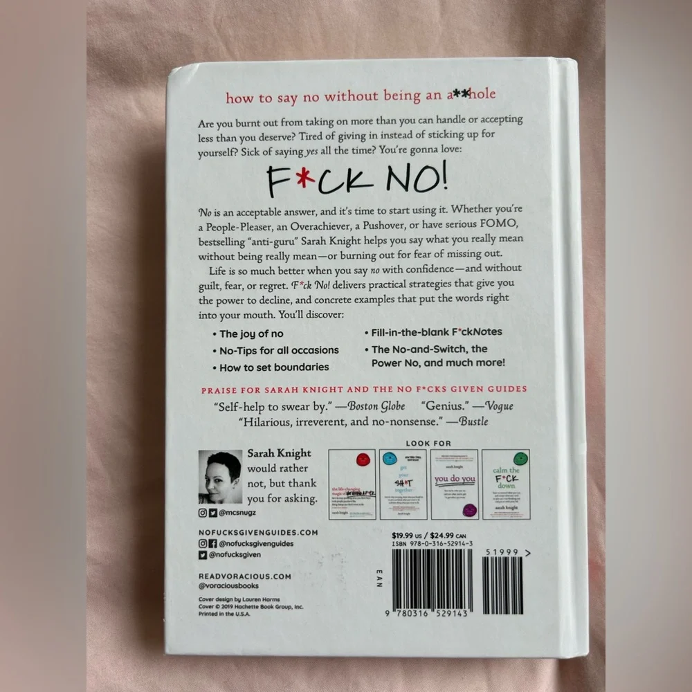 F*ck No! Hardcover Book - Picture 2 of 4